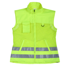 High Visibility Sleeveless Reflective Safety Vest